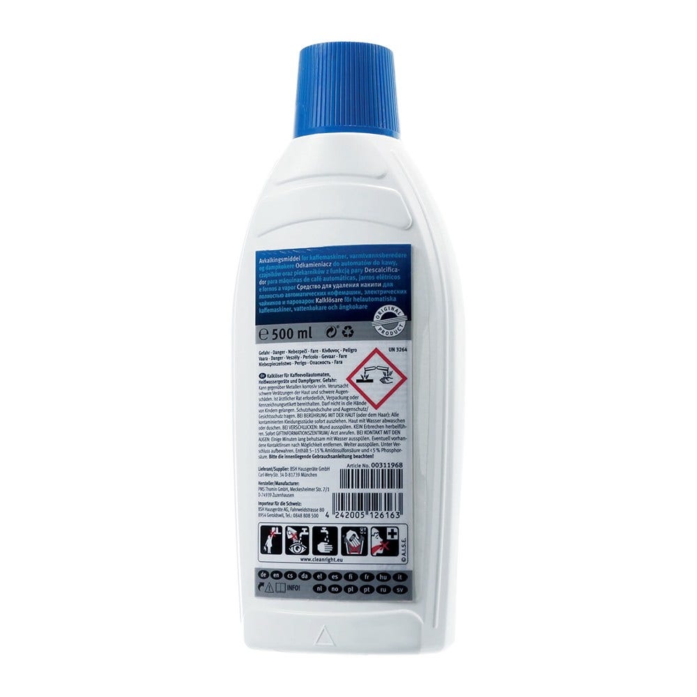 Détartrant (500ml) d'origine Bosch pour machine à café