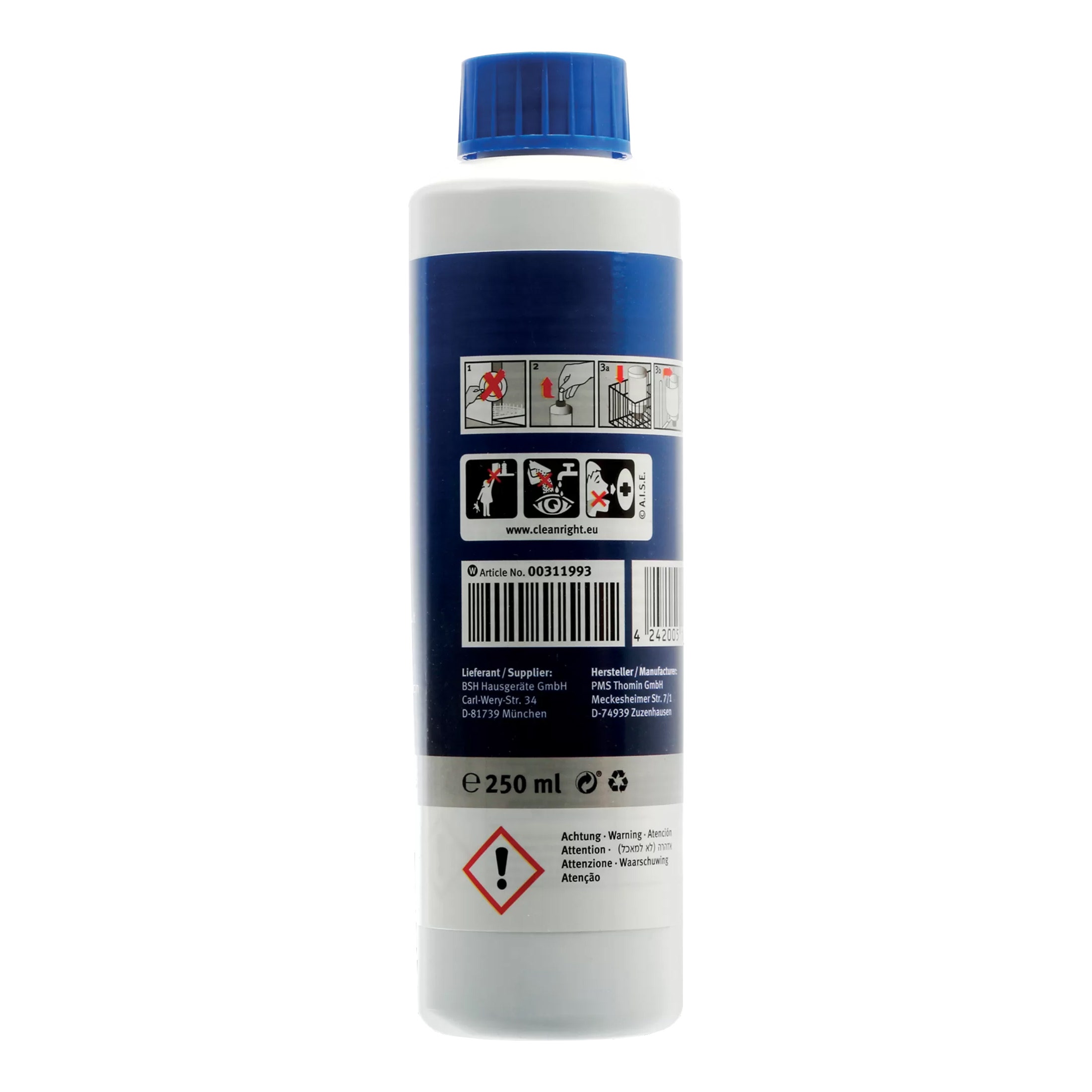 Nettoyant pour lave vaisselle Bosch / Siemens 311565 / 311304