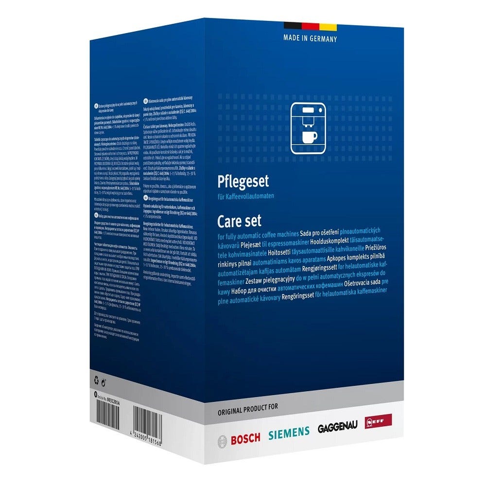 Kit d'entretien Gaggenau 00312014 / 00312015 pour machine à café