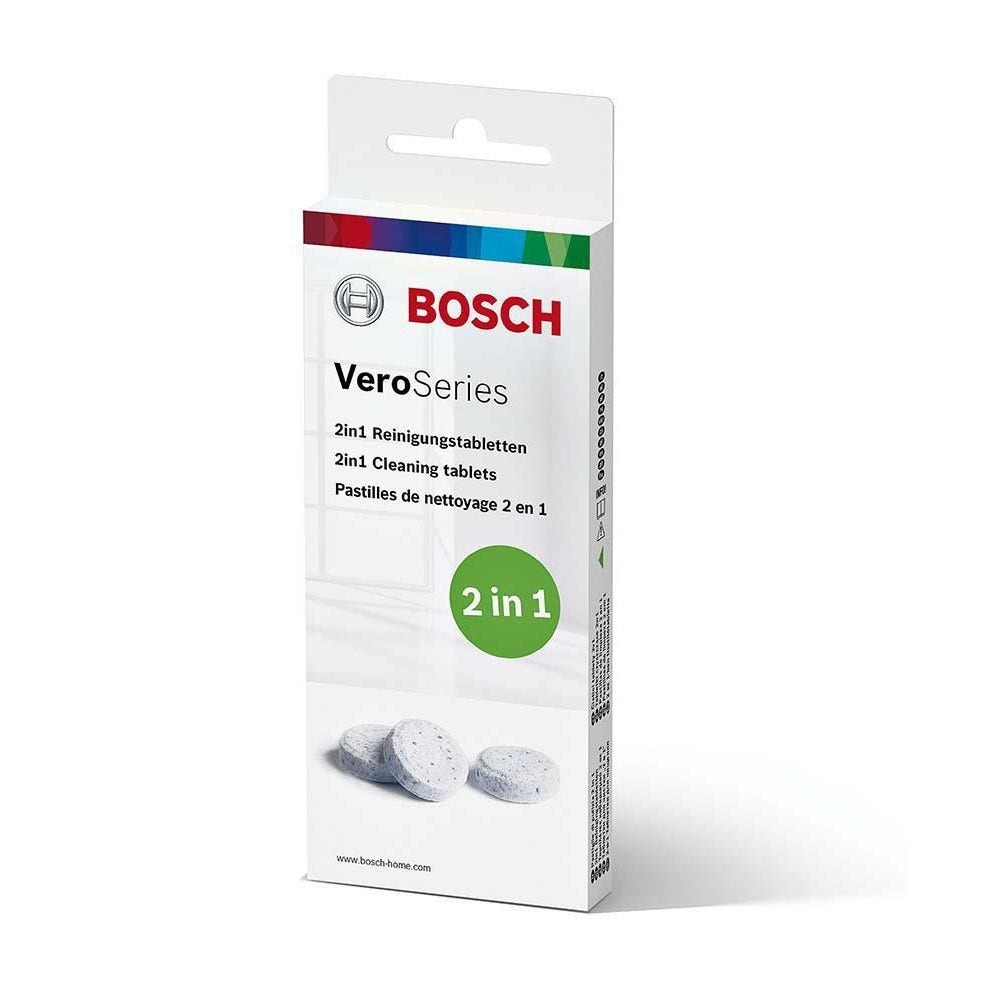 Pastilles nettoyantes 2-en-1 (10pcs) d'origine Bosch Vero Séries 00312096 / TCZ8001A pour machine à café