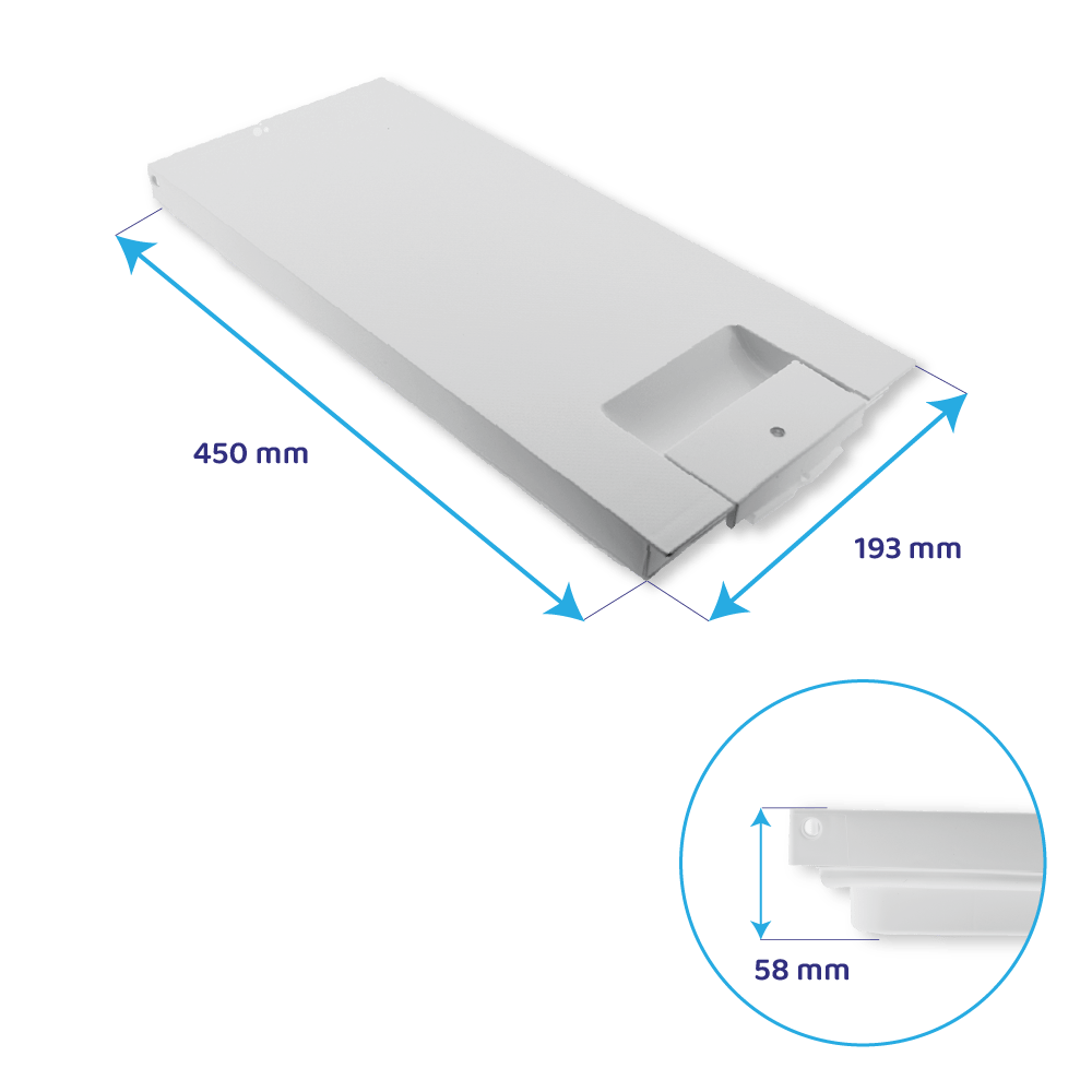 Portillon freezer d'origine Balay 450x183x58mm