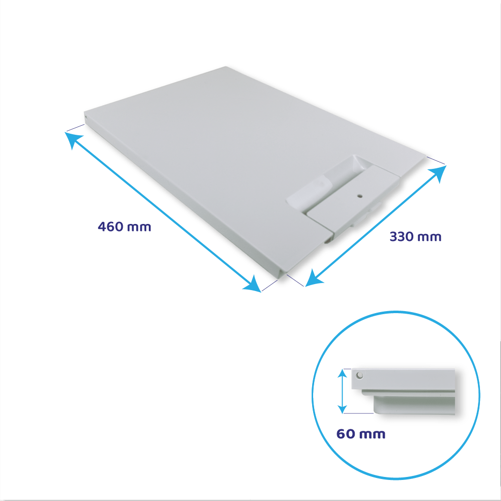 Porte de freezer d’origine Bosch 460x330x60mm / 00355752