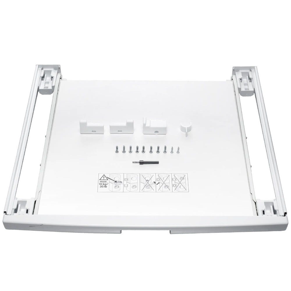 Bosch kit de superposition avec tablette pour lave-linge et sèche-linge WTZ11400