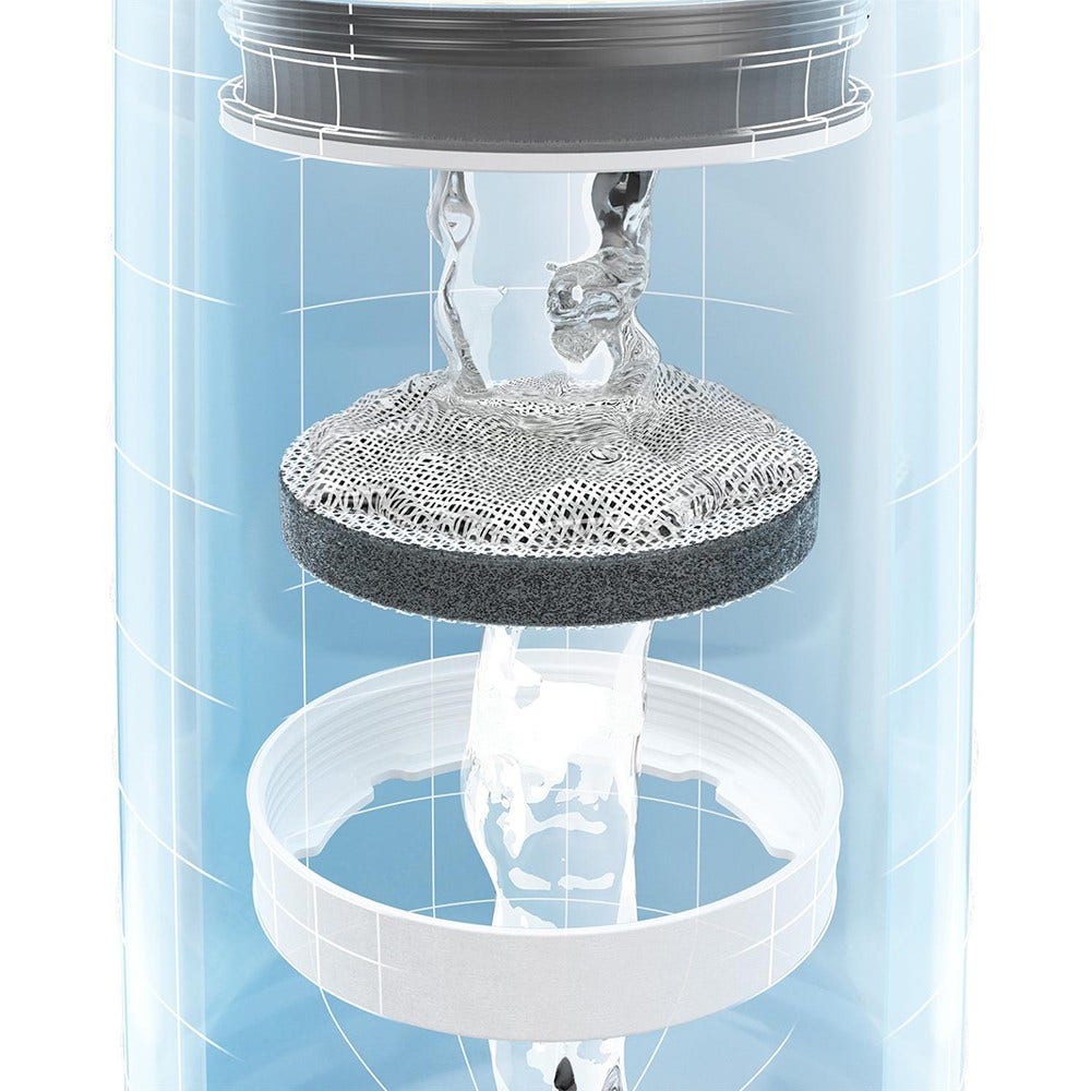 BRITA Bouteille filtrante Fill&Serve Mind + 4 filtres Microdisc (filtre aussi les PFAS)