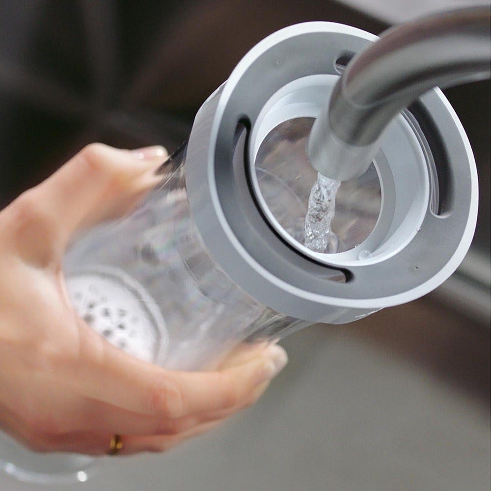 BRITA Bouteille filtrante Fill&Serve Mind + 4 filtres Microdisc (filtre aussi les PFAS)