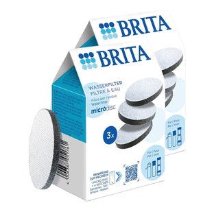 BRITA lot de 6 filtres à eau MicroDisc (filtre aussi les PFAS)