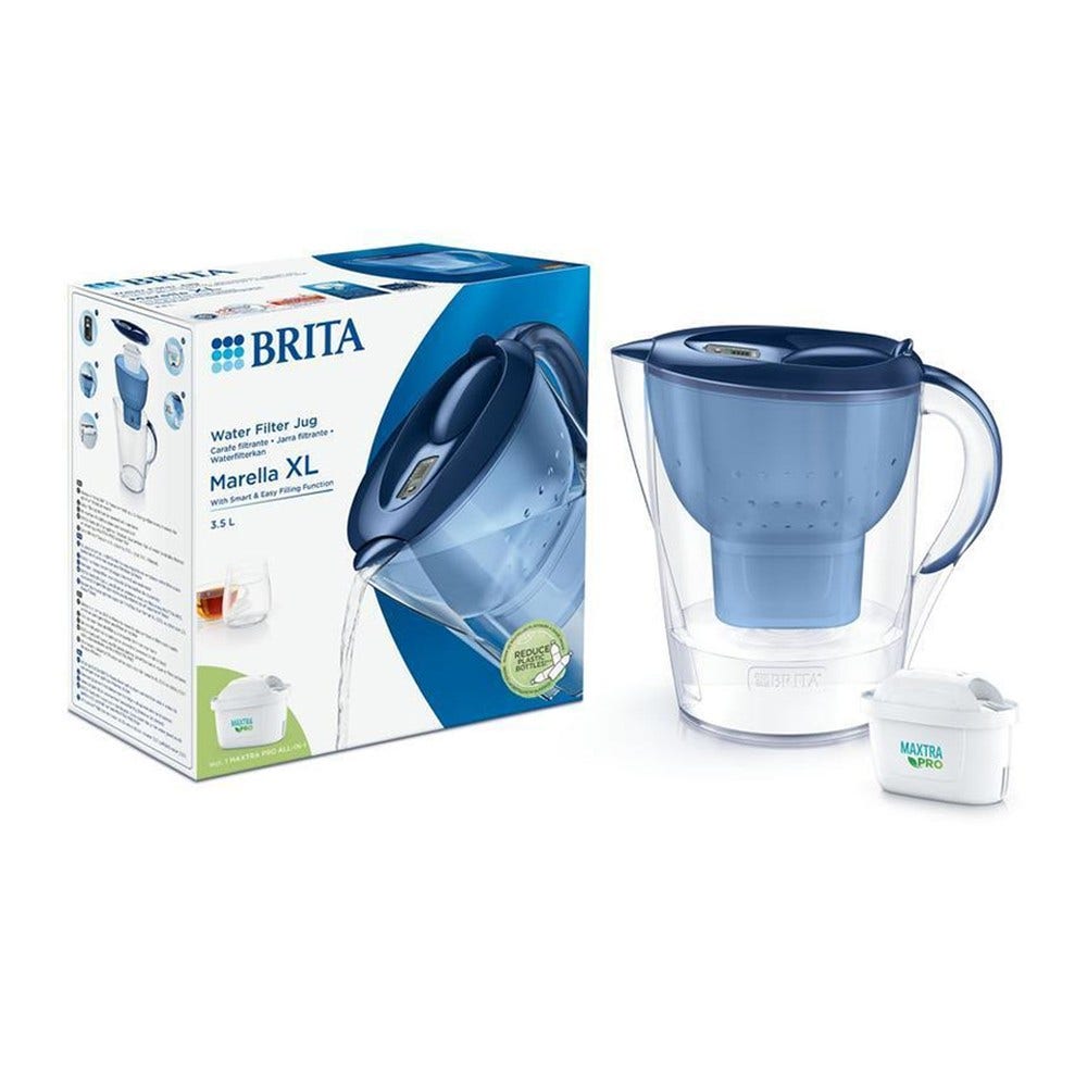 Carafe filtrante BRITA Marella XL Bleue + cartouche filtrante MAXTRA 1051122