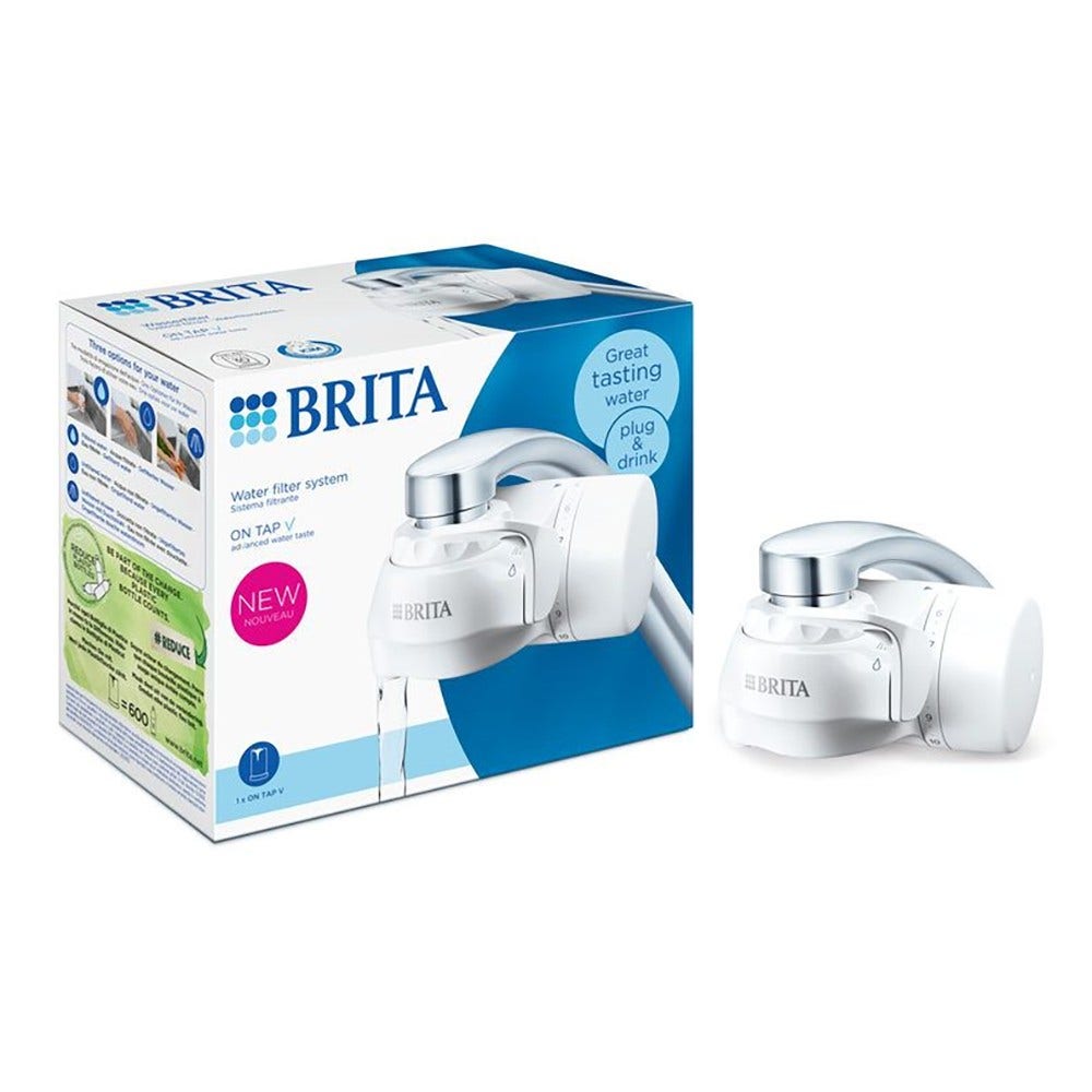 BRITA système de filtration d’eau ON-TAP V >60 micron + 3 cartouches