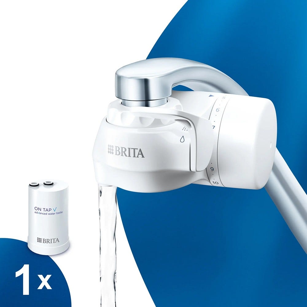 BRITA Système de filtration d'eau ON TAP V >60 micron (filtre aussi les PFAS)