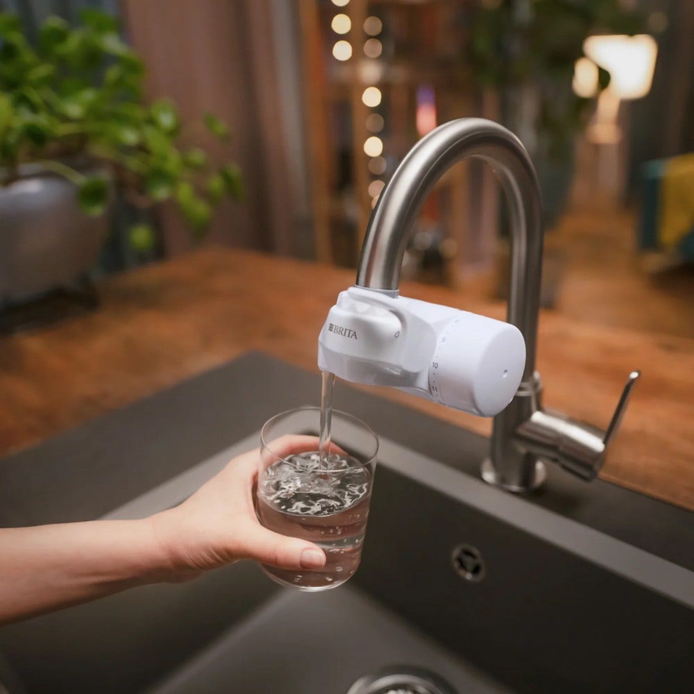 BRITA Système de filtration d'eau ON TAP V >60 micron (filtre aussi les PFAS)