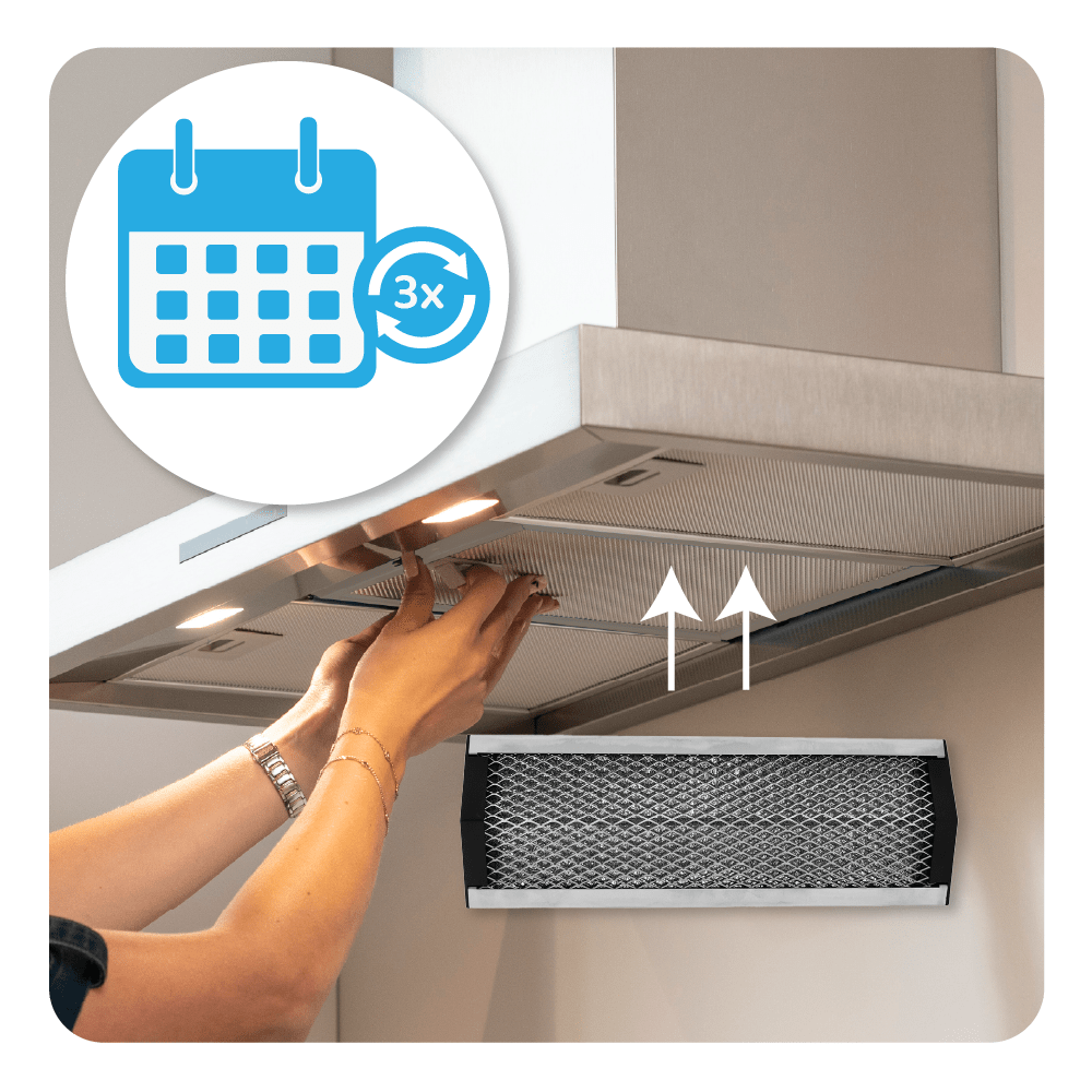 Filtre à graisse en métal 343x121mm d'origine Gaggenau 11012324
