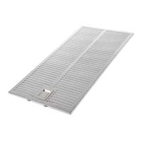 Filtre à graisse en métal 392x192mm d'origine Bosch 11013995