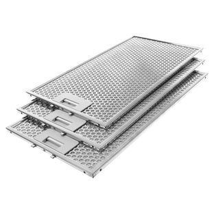 Filtre à graisse en métal (3pcs) 418x234mm d'origine Siemens 11023817