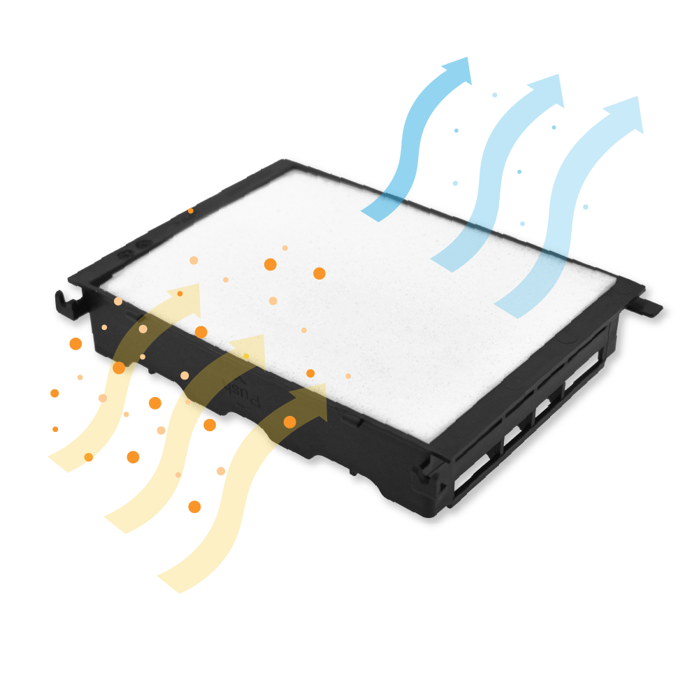 Filtre de protection moteur pour aspirateur Siemens VSP3SIL66M