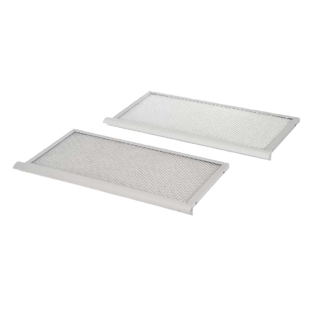 Filtre à graisse en métal (2pcs) 370x180mm d'origine Gaggenau 290959 / 00290959