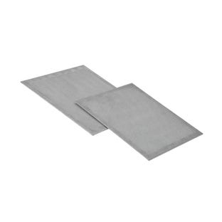 Filtre à graisse en métal (2pcs) 284x283mm d'origine Bosch 298619 / 00298619