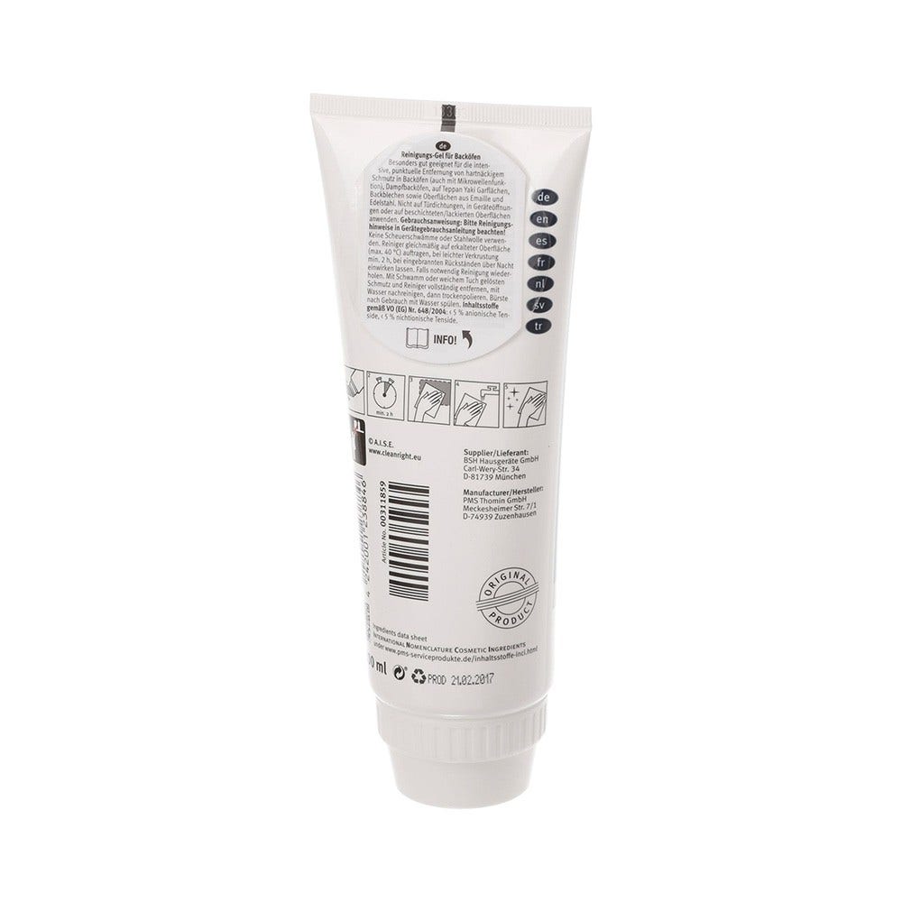 Gel nettoyant pour fours 200ml Constructa 00312324 / 00311859