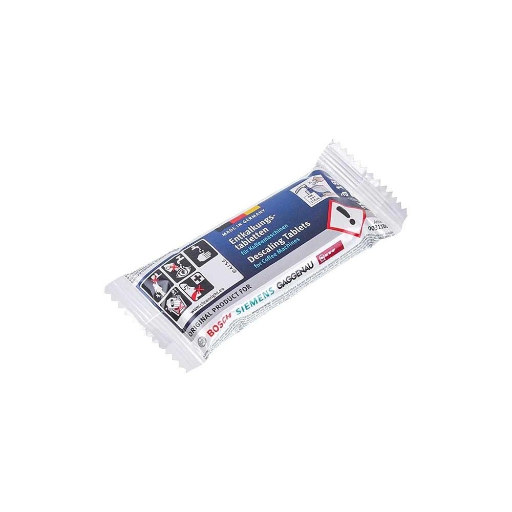 Pastilles détartrantes (6pcs) d'origine Gaggenau 311864 / 311556 pour machine à café