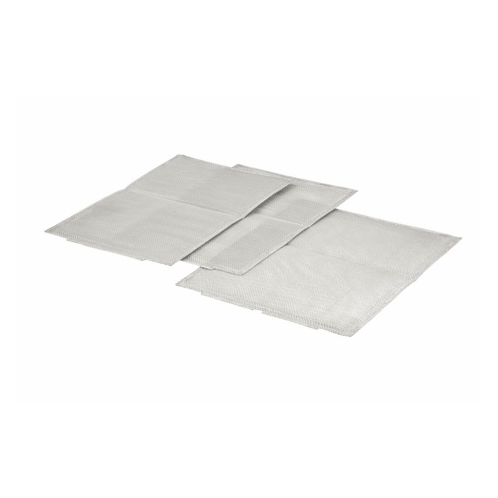 Filtre à graisse en métal (3pcs) d'origine Bosch pour DHU930... / DHU932... / DHU934...