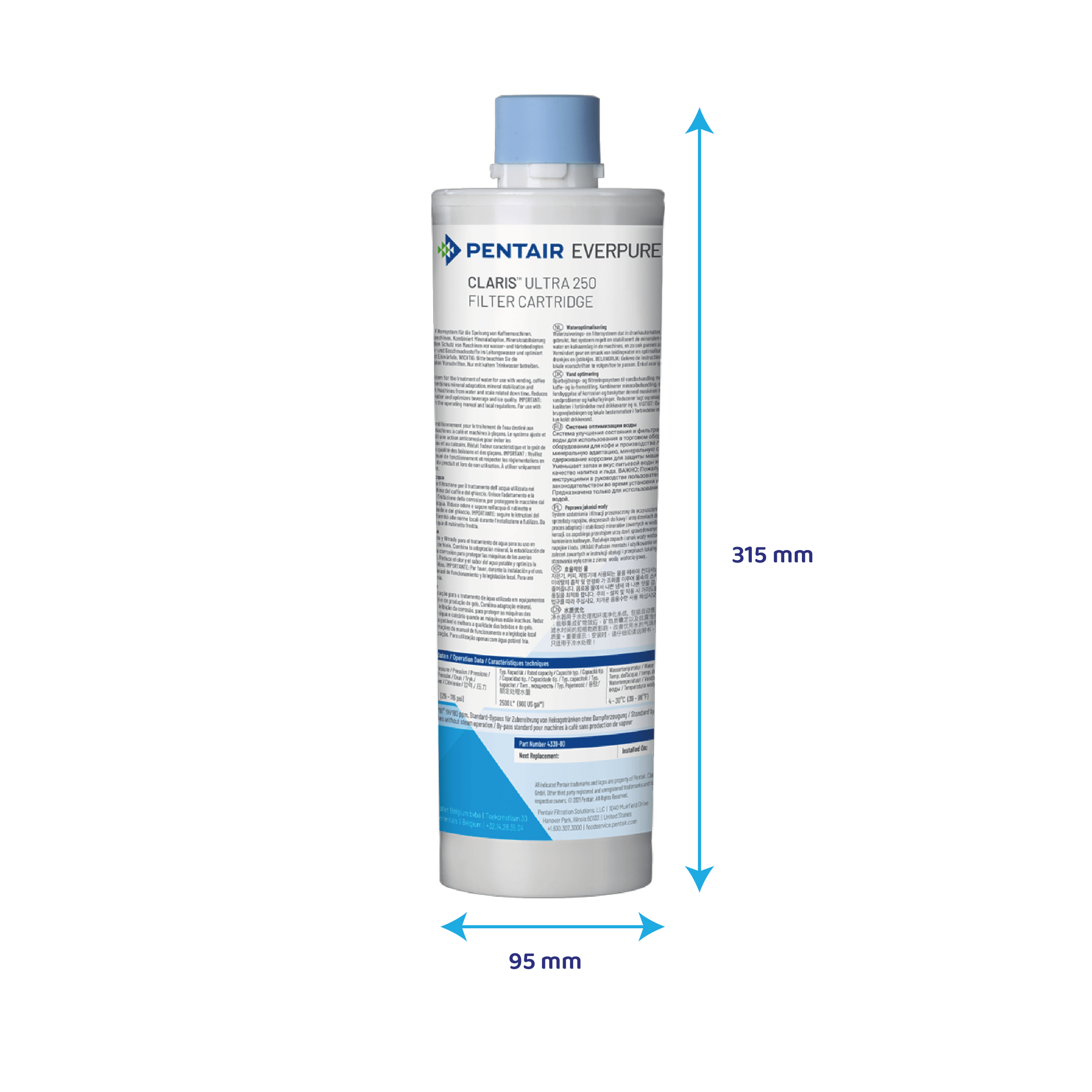 Everpure Claris Ultra 250 S / EV4339-80 Cartouche Filtrante