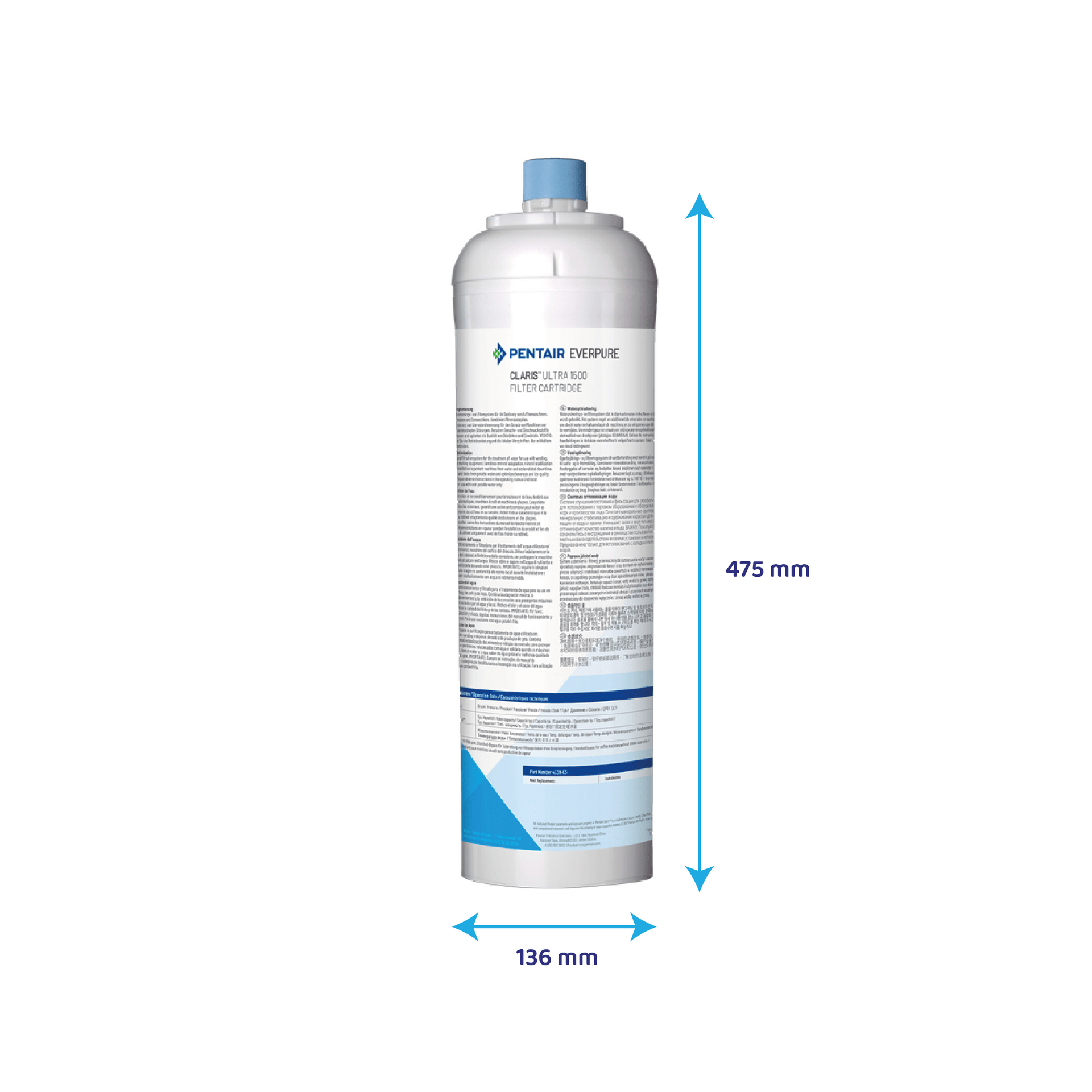 Everpure Claris Ultra 1500 XL / EV4339-83 Cartouche Filtrante
