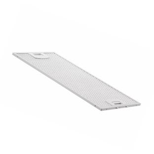 Filtre à graisse en métal 400x205mm d'origine Bosch 434107 / 00434107 (hinter)