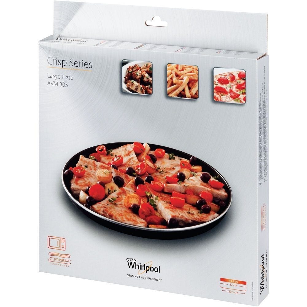 Plat Crisp d'origine Whirlpool Ø32 AVM305 pour four / micro-onde
