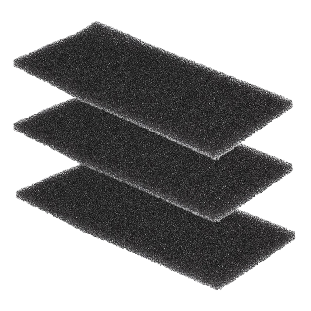 Filtre éponge (3pcs) d'origine Bauknecht 481010354757 pour sèche-linge 