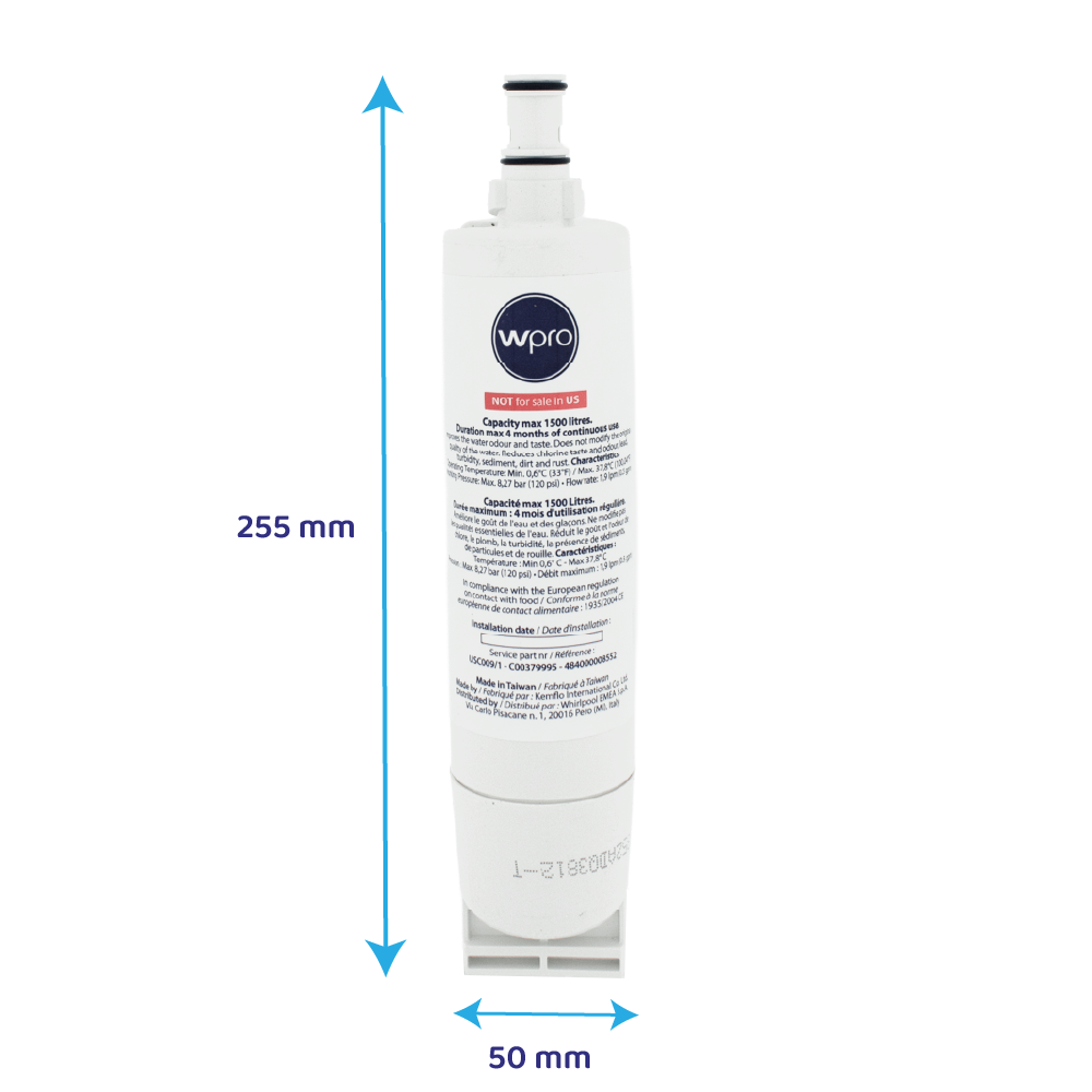 Filtre à eau WPRO USC009