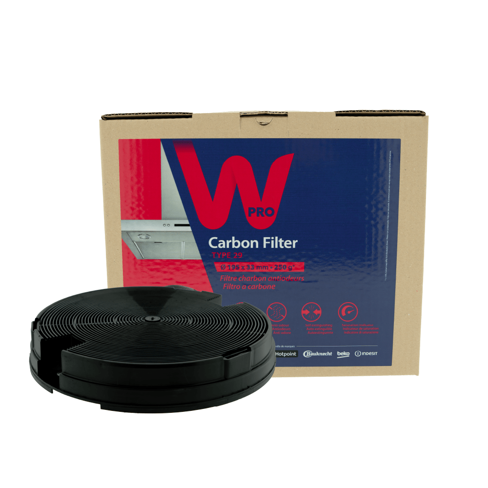 Filtre à charbon d'origine Privileg pour KH10160 / Type 29 / CHF029/1