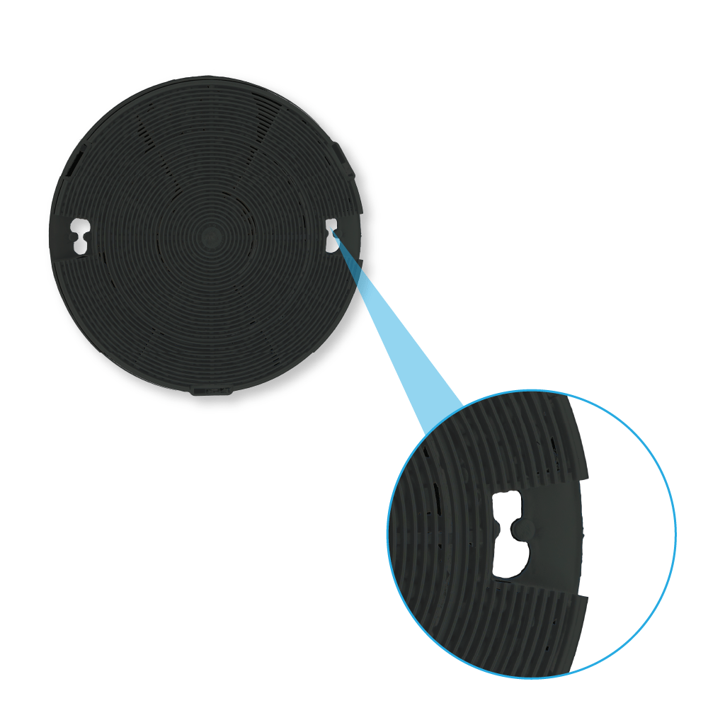 Filtre à charbon d'origine Scholtes pour HD46... / HD49... / HC6061...