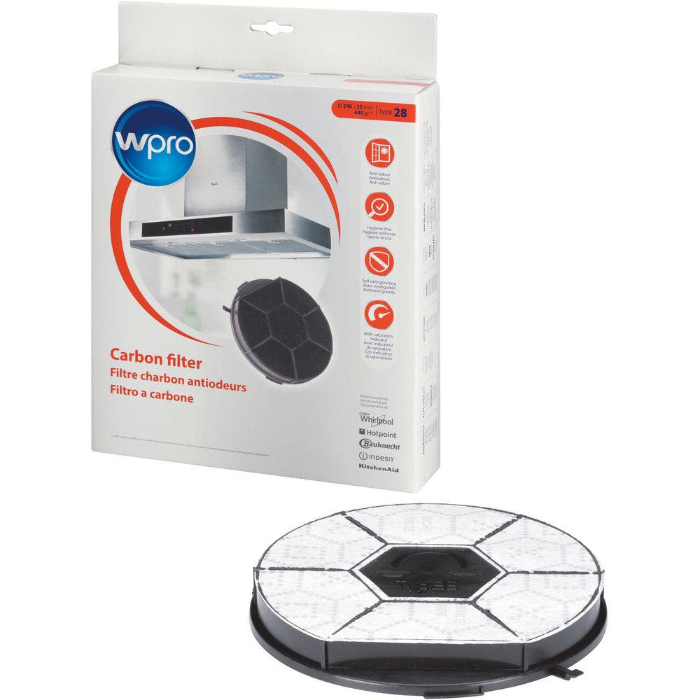 Filtre à charbon compatible avec Ikea Type 28 / CHF28/1