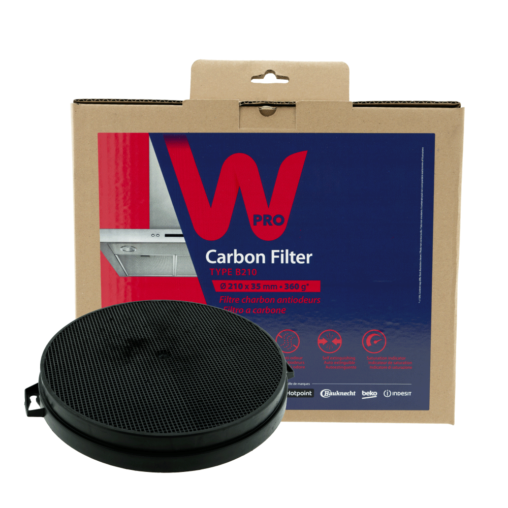 Filtre à charbon d'origine Whirlpool Type B210 / CHF210/1