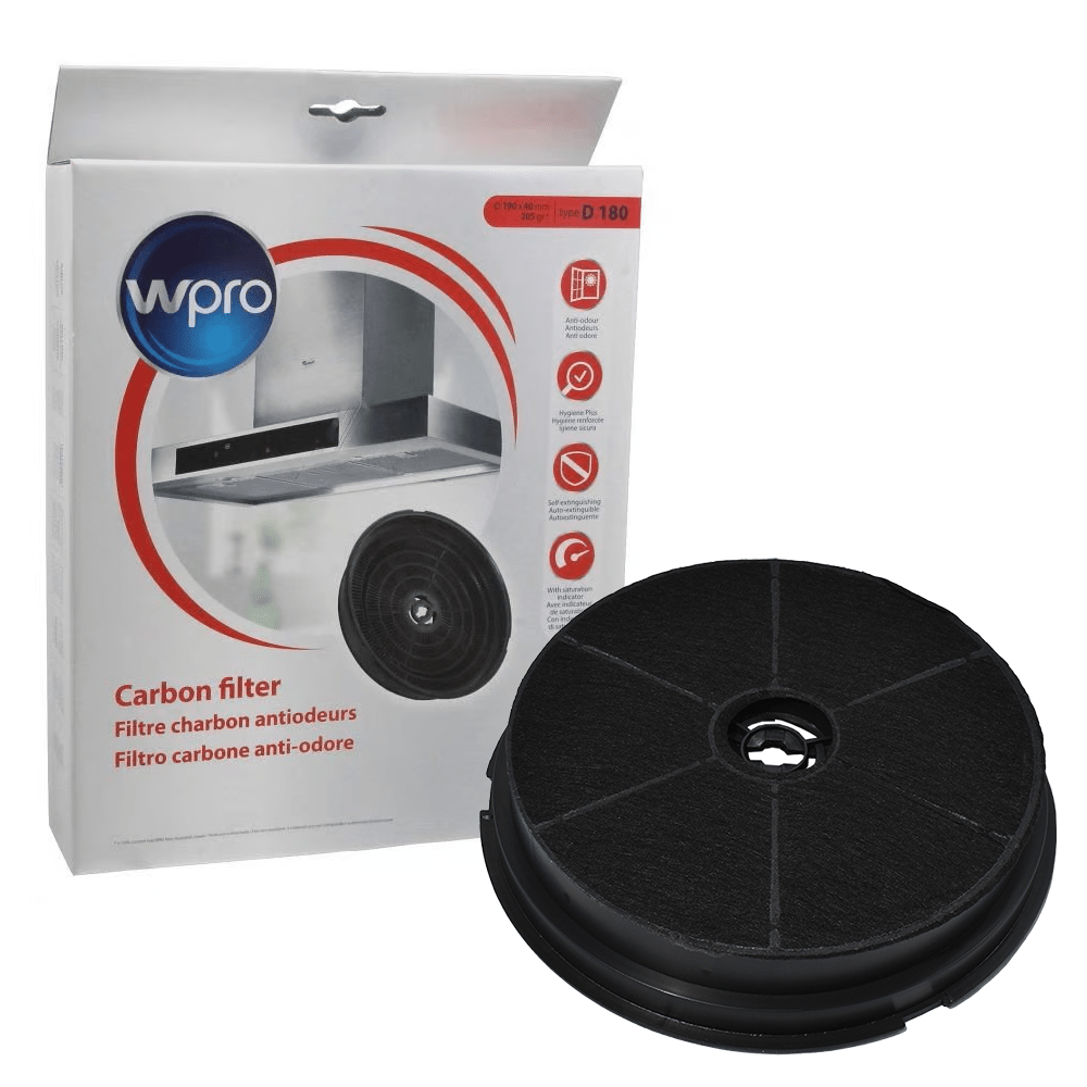Filtre à charbon d'origine WPRO Type D180 / CHF180