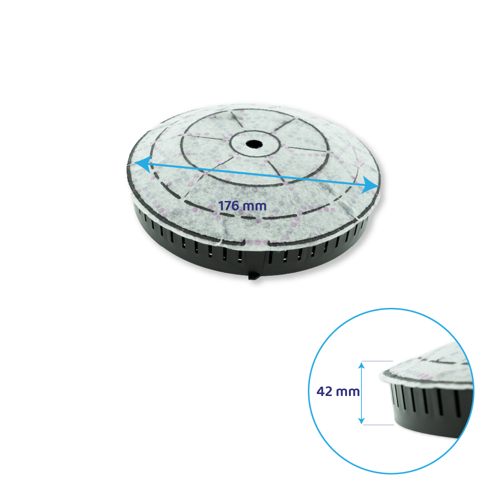 Filtre à charbon (2pcs) compatible avec Ikea 484000008824 / AMC072