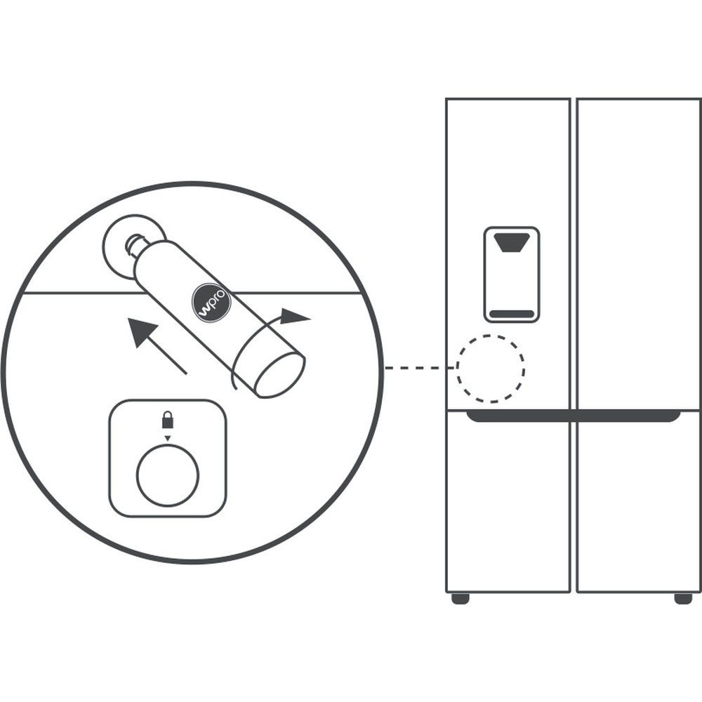 Filtre frigo d'origine WPRO Every Drop 2 / USC002
