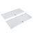 Filtre à graisse en métal (2pcs) 160x424mm d'origine SMEG pour KSET9X