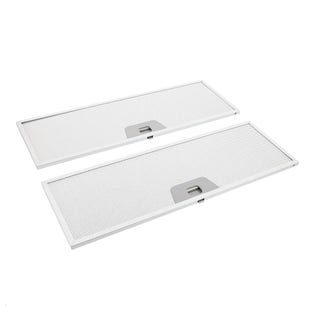 Filtre à graisse en métal (2pcs) 137x410mm d'origine Electrolux pour EFP90033X / EFP90541X
