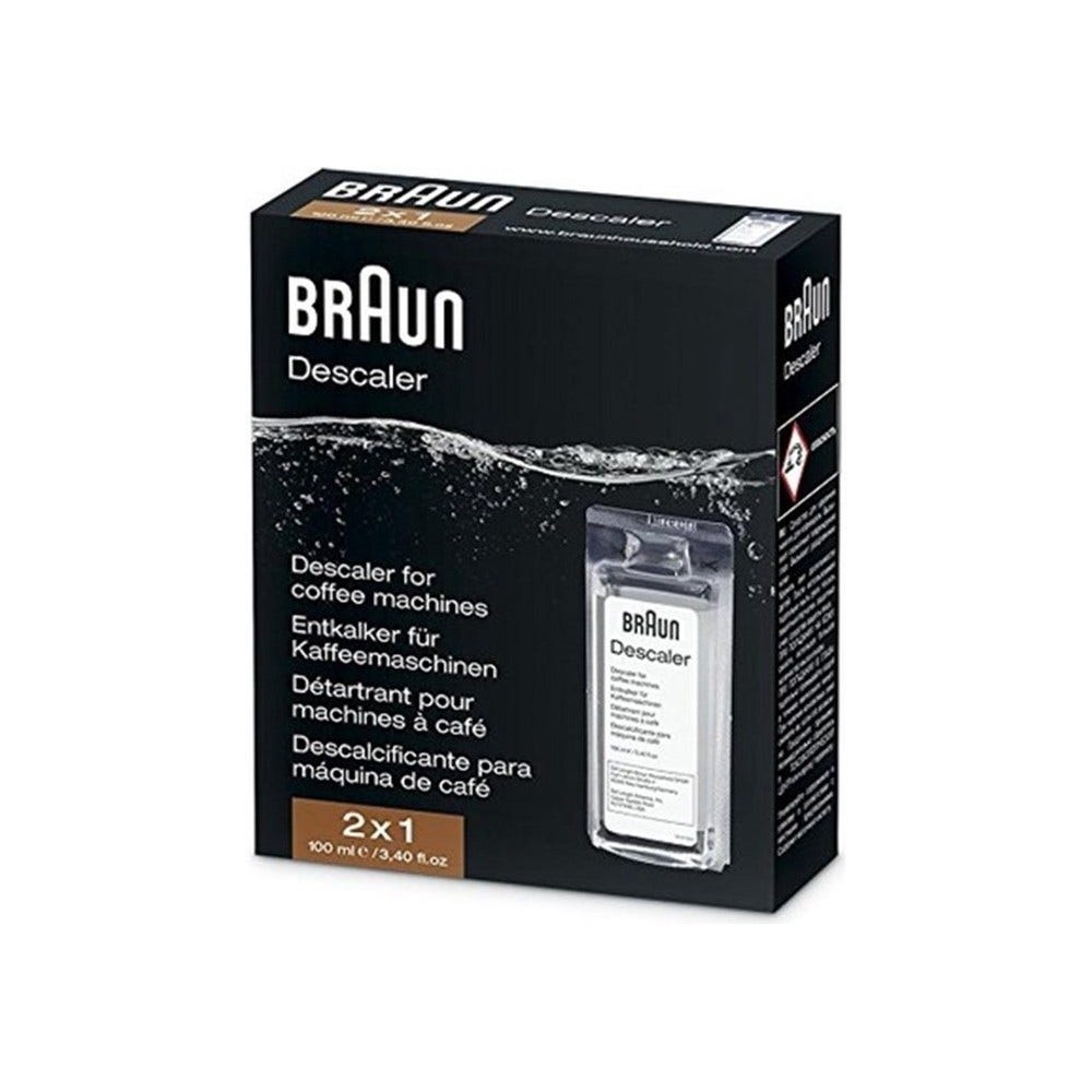 Détartrant (2x 100ml) d'origine Braun AX13210003 / BRSC003 pour machines à café