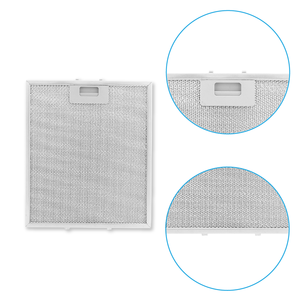Filtre à graisse en métal 315x270mm d'origine Novy 6200020 / 508-9008