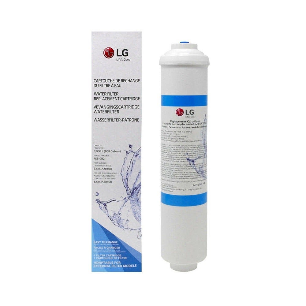 Pack 1x Filtre à eau (5231JA2010B) + 1x Filtre à air (LT120F) pour LG frigo