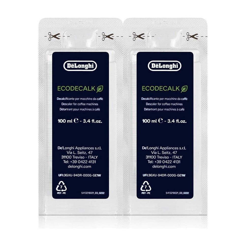 Delonghi Détartrant (2x100ml) EcoDecalk DLSC200 pour machines à café