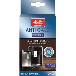 Melitta Détartrant en poudre (2x40g) pour machines à expresso automatiques