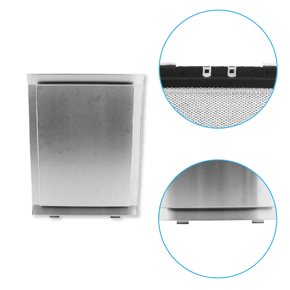 Filtre à graisse en métal 366x265mm d'origine Neff 704395 / 00704395