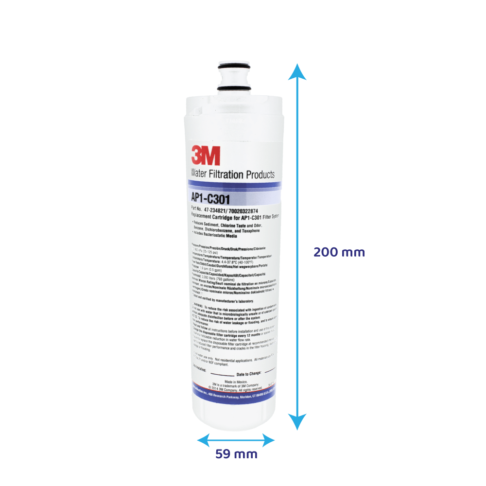 Filtre à eau 3M™ AP1-C301-S / 47-238422
