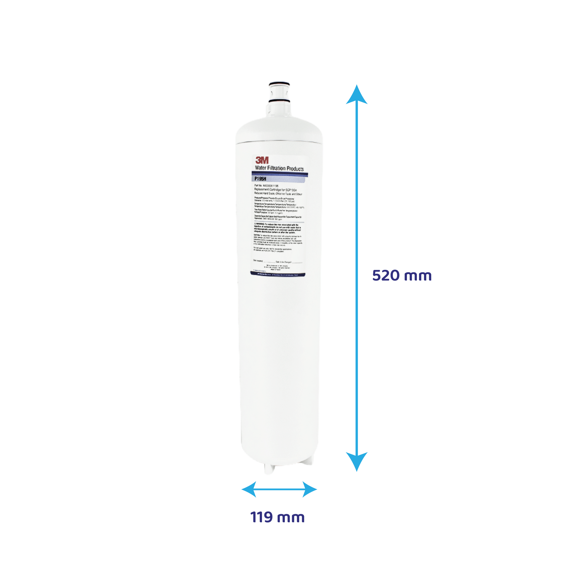 Filtre à Eau 3M™ ScaleGard™ Pro P195H H+