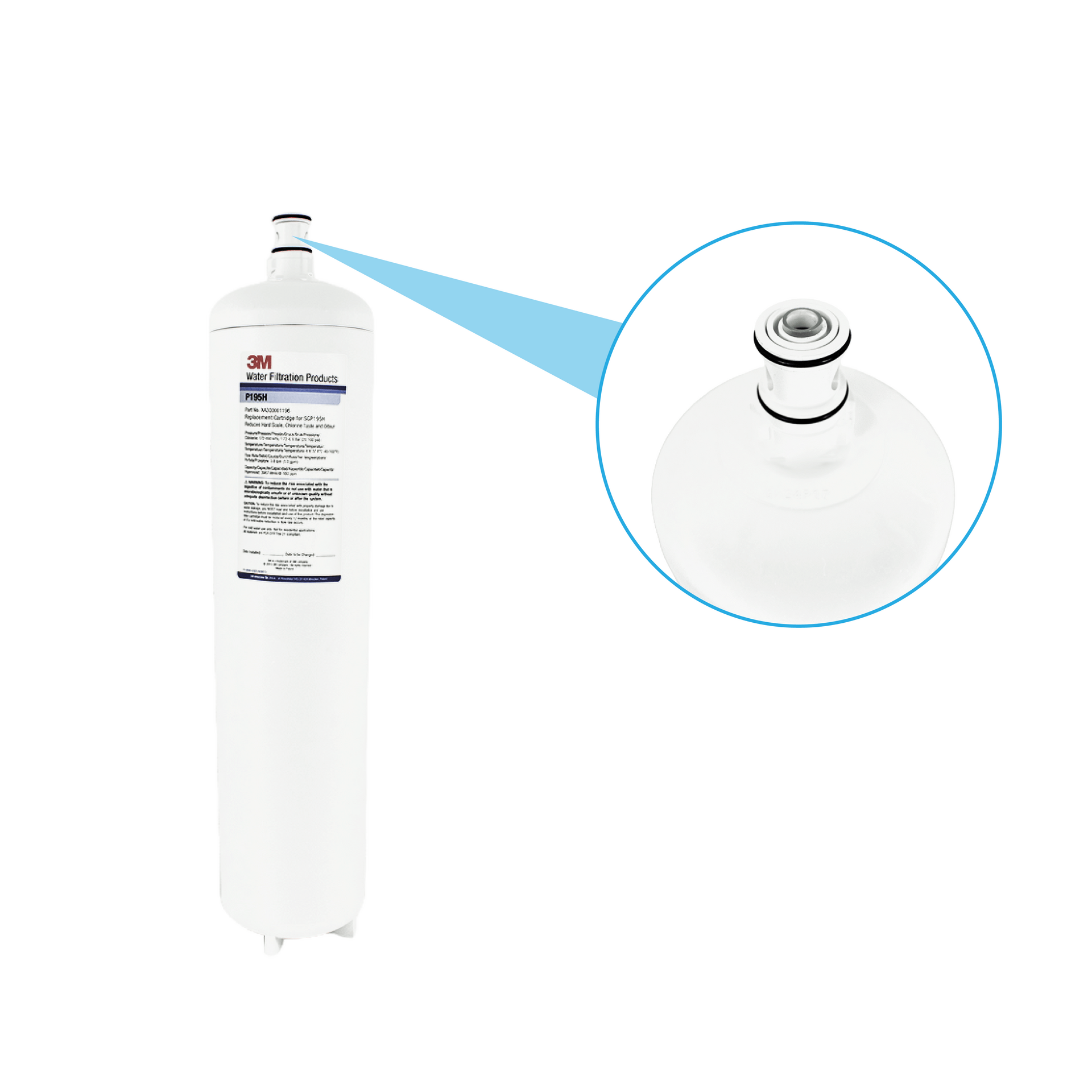 Filtre à Eau 3M™ ScaleGard™ Pro P195H H+