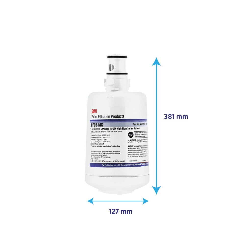 Filtre à eau 3M™ High Flow HF05-MS