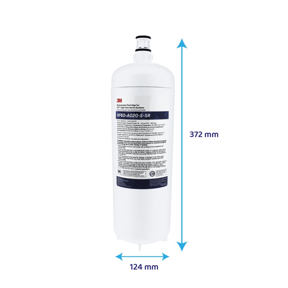 Filtre à eau 3M™ High Flow Carbonless Absolute HF60-A020-S-SR / 5637225