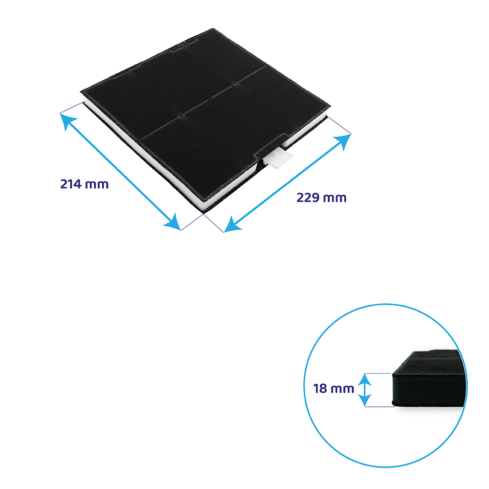 Filtre à charbon d’origine Bosch DHZ5226 / 00744075